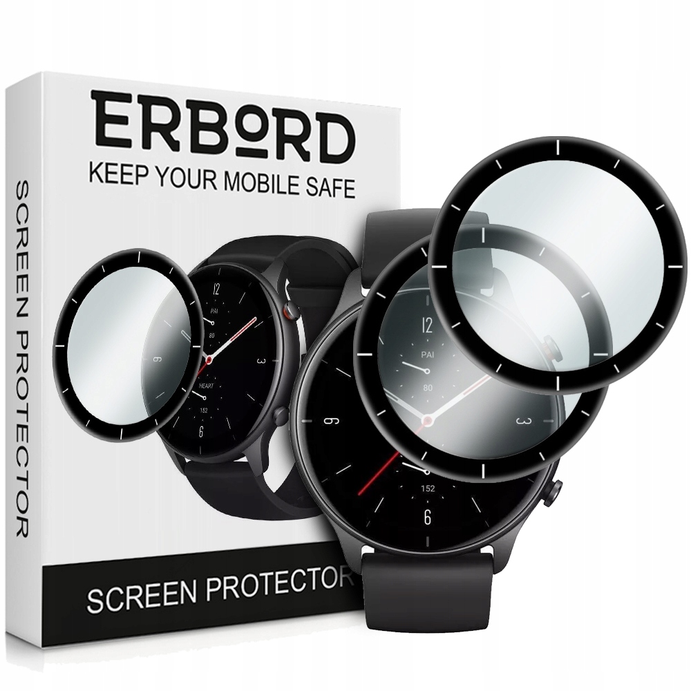 

2x Szkło Hybrydowe Erbord Do Amazfit Gtr 2e