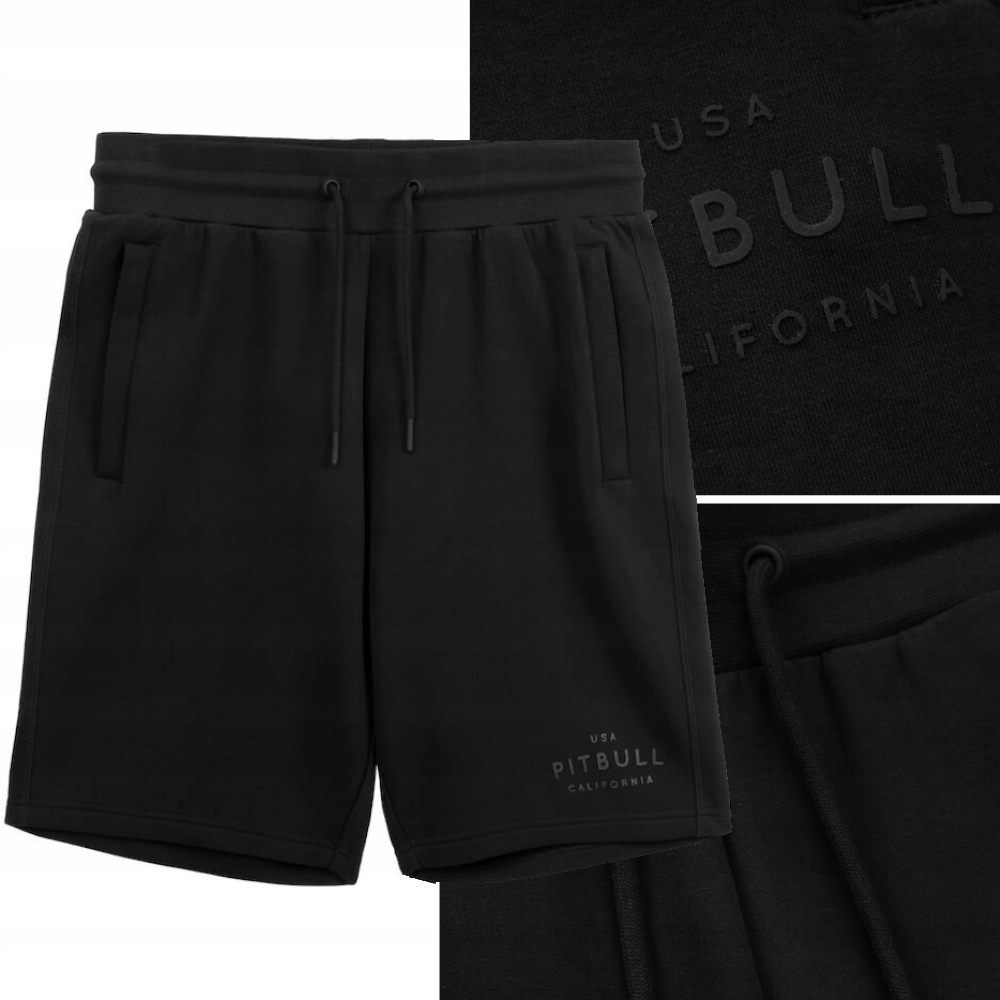 Męskie Szorty Dresowe Pit Bull Sampson Krótkie Spodenki Bawełna_L