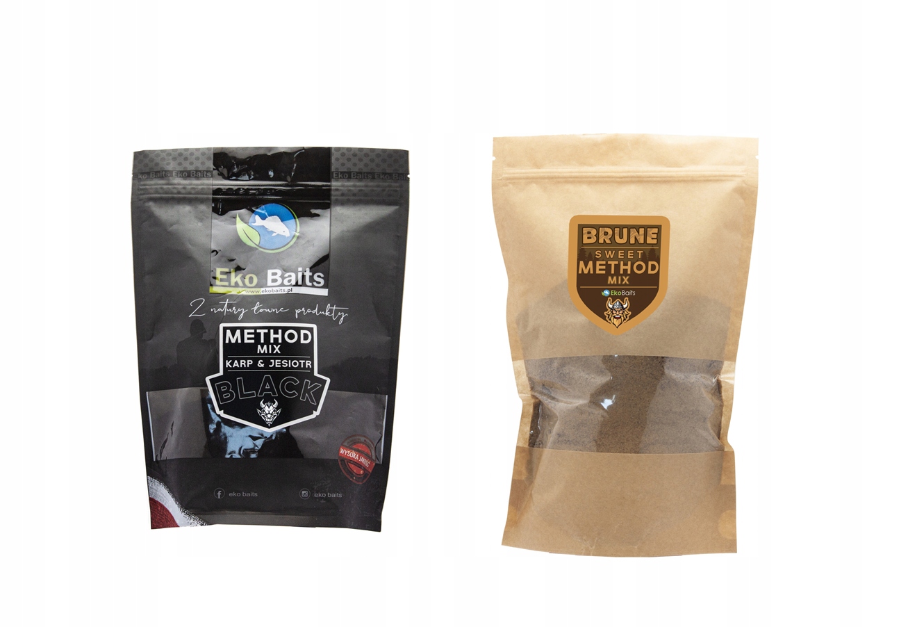 2x Method Mix Method Feeder Eko Baits Method Mix Black/ Method Mix Brune
