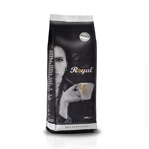 Káva zrnková Royal Caffe Decaffeinato 1 kg bez kofeinu