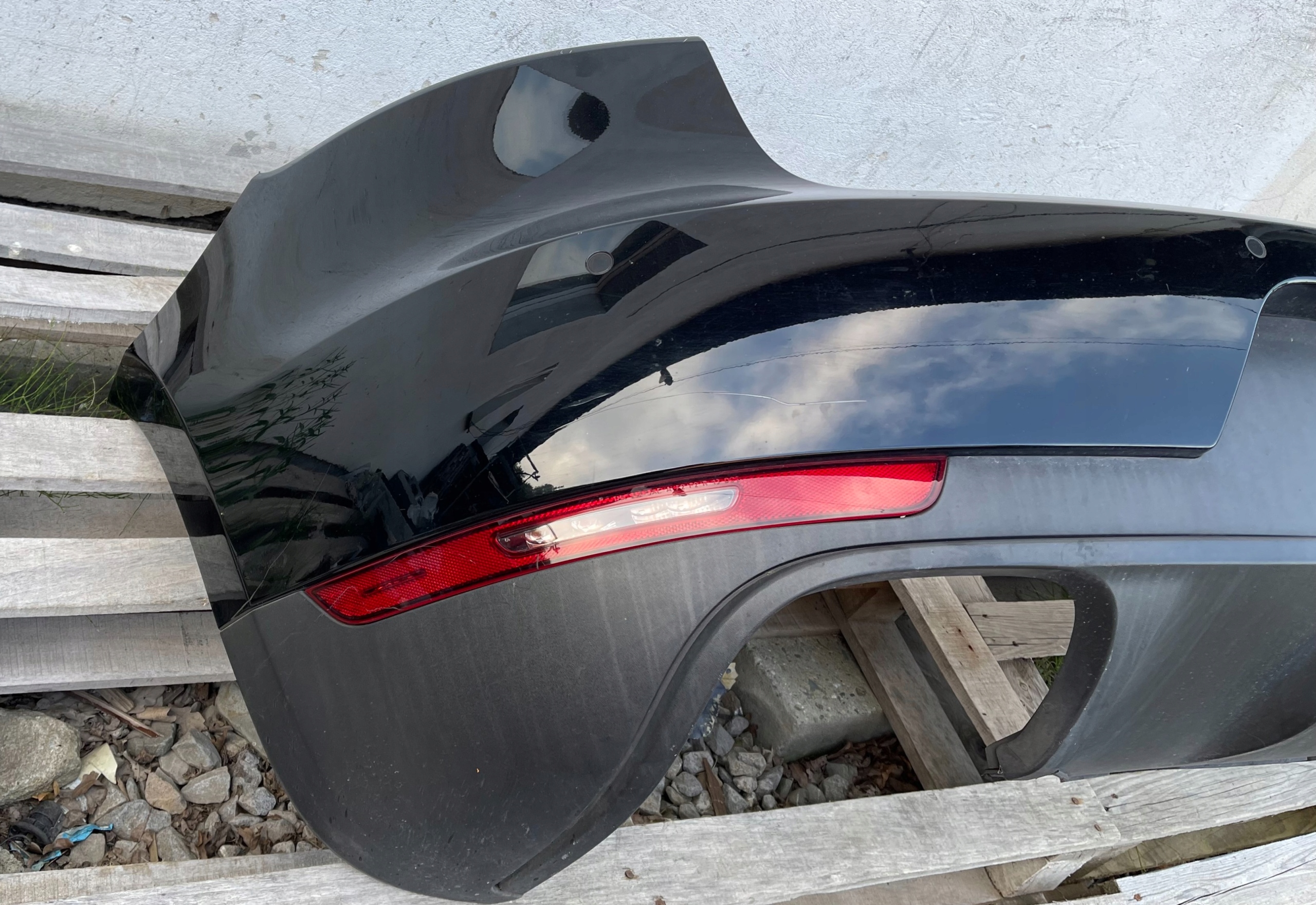 B1 PORSCHE MACAN S 2015 bumper rear part complete bundle PDC 95B807421 A1 041