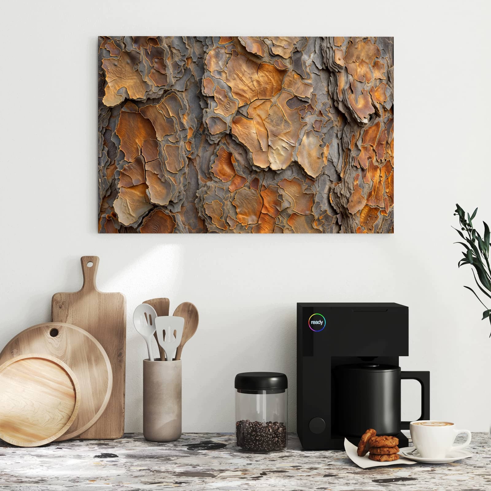 Magnetická tabule Kora Struktura Tvary 60 × 40 cm