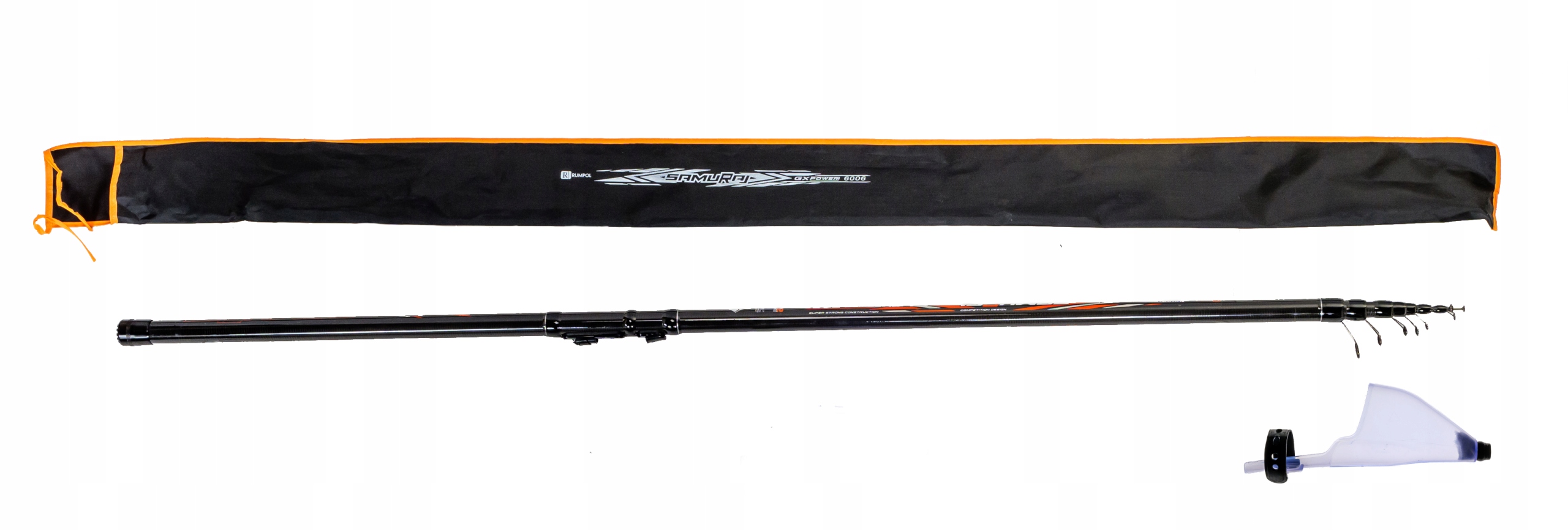WĘDKA RUMPOL SAMURAJ GX POWER 6M 10-50G TELESKOPOWA 110109