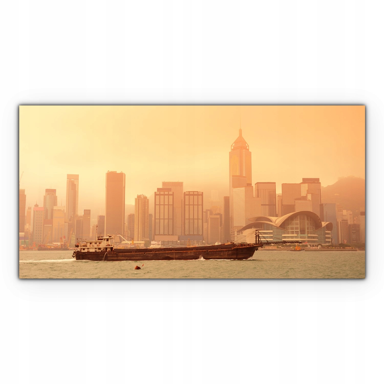 

Canvas na ramie ścienny 100x50 Hong Kong Przystań