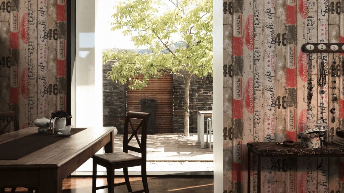 Tapeta Tapety Boys 5 959501 Deski Retro Malowane Waga produktu z opakowaniem jednostkowym 0.9 kg