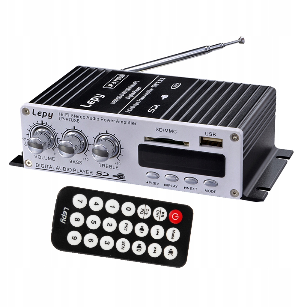 Автомобильный усилитель Mini MP3 Hi Audio тип воспроизводимых носителей MiniDisc