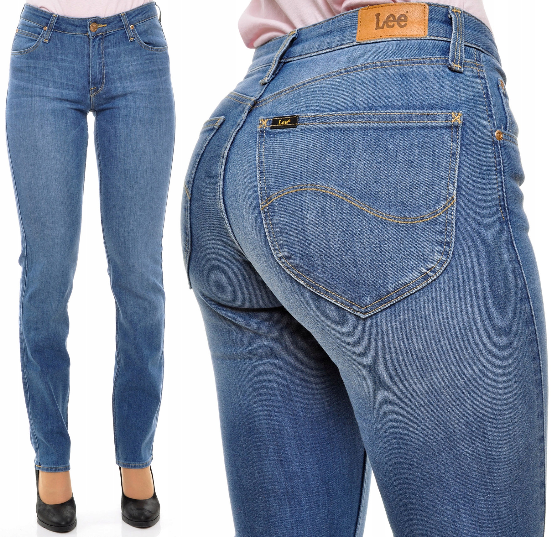 

Lee spodnie Jeans regular Marion Straight W29 L35