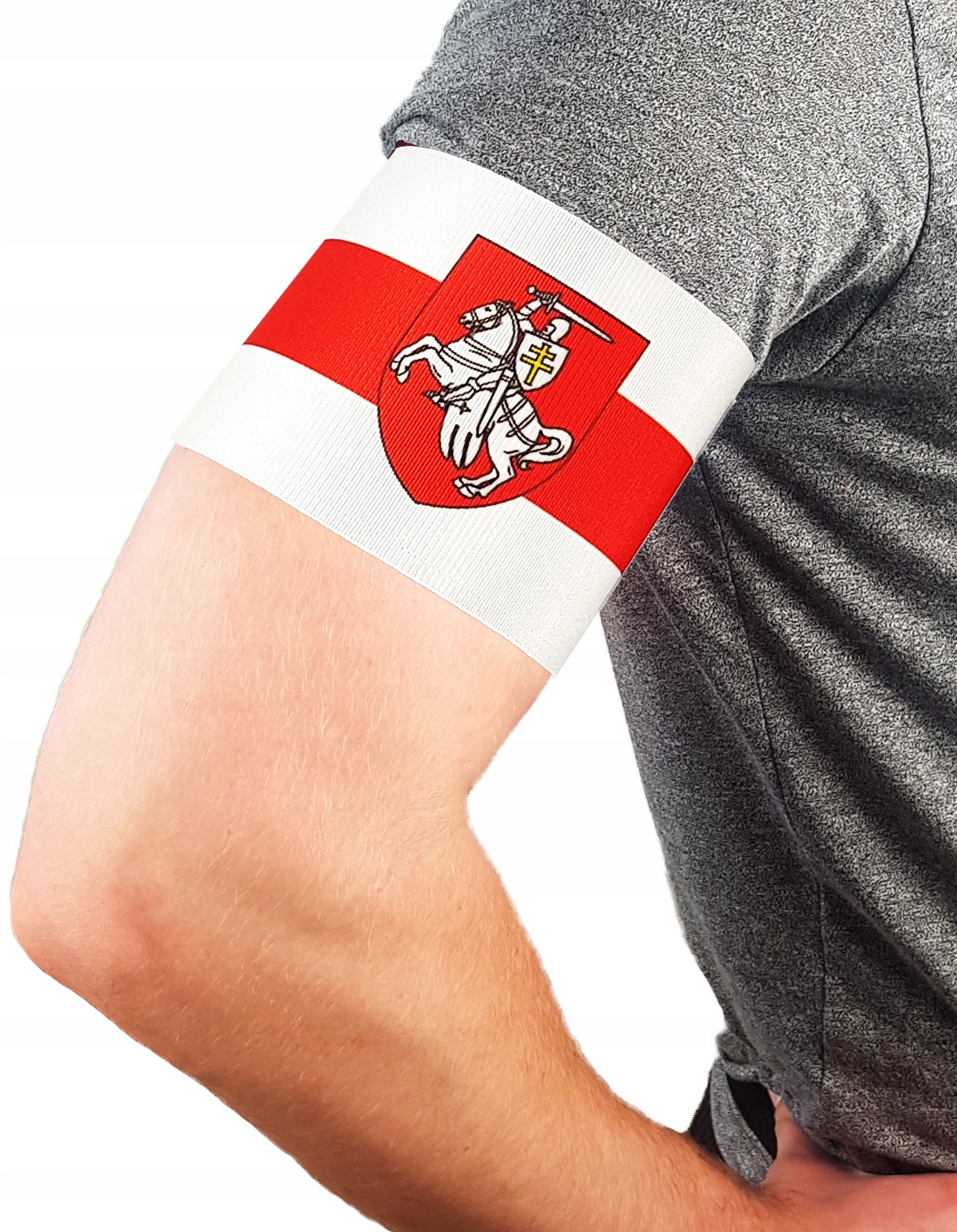 

Opaska na ramię Flaga Białorusi historyczna Pogoń