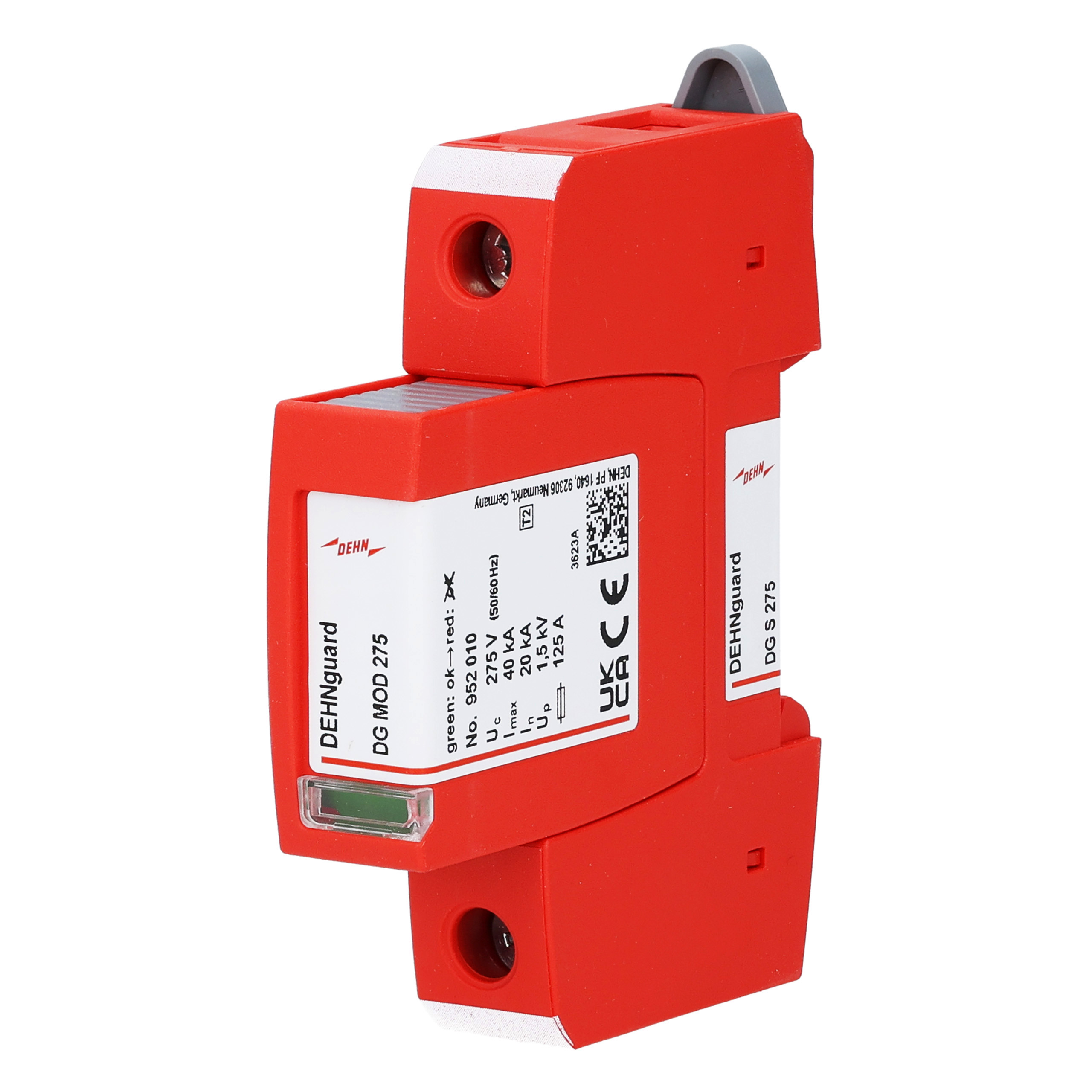 DEHNguard 952070 Ogranicznik Ochronnik Przepięć C Typ 2 1P 20kA T2 Pv 1,5kV