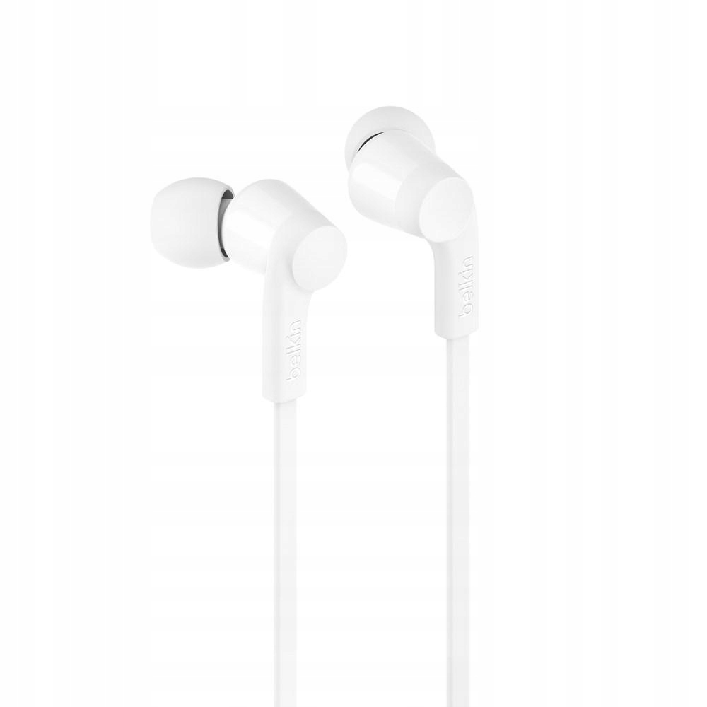 Belkin Słuchawki Przewodowe Douszne Usb-c, Białe