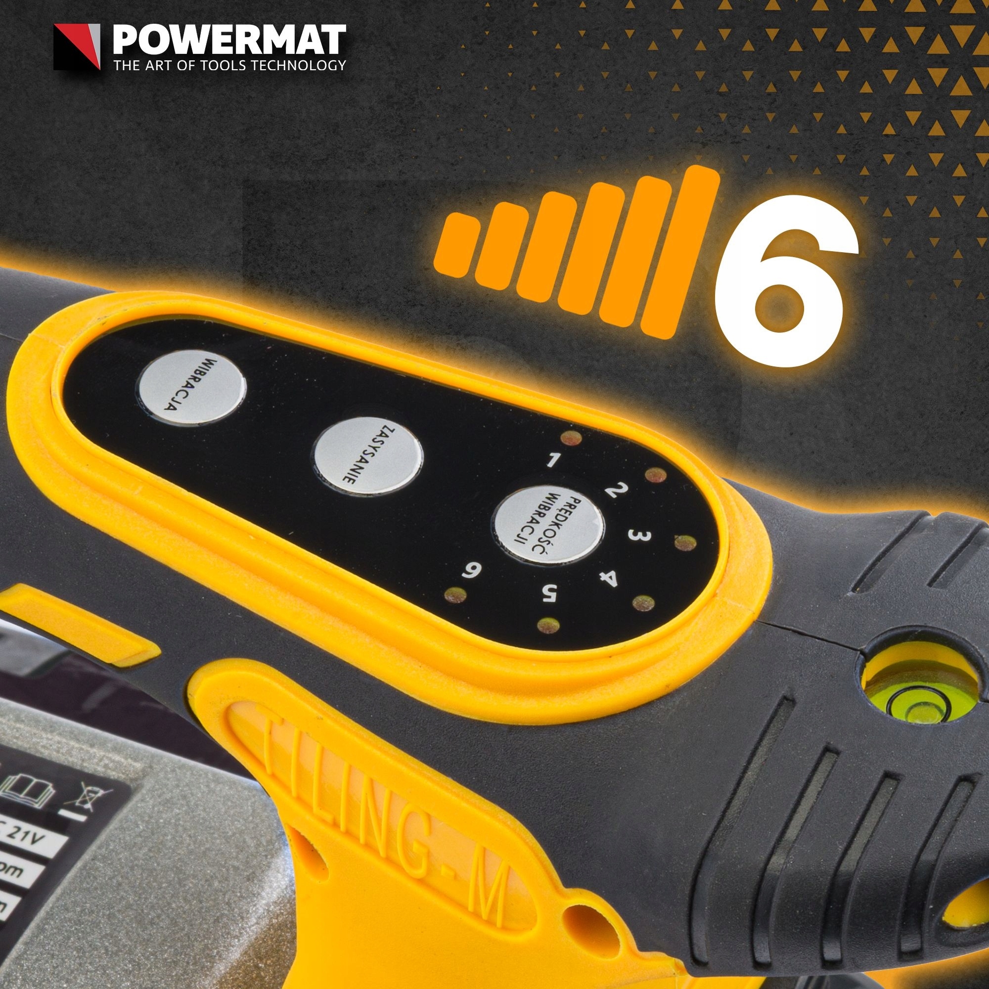 VIBRĒJOŠAIS PŪCEKLIS FLĪŽU IEKLĀŠANAI VIBRĀTORS LĪDZINĀŠANAI 2xAKU 21V CE atbilstības sertifikāti