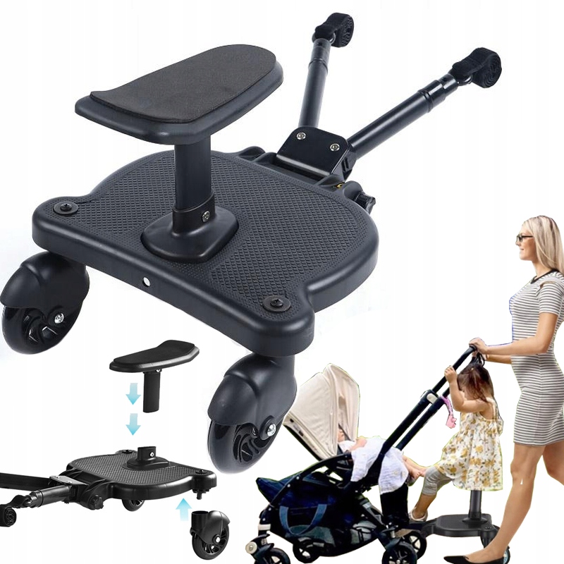 UNIWERSALNY DOSTAWKA DO WÓZKA Z SIEDZISKIEM DLA DZIECI