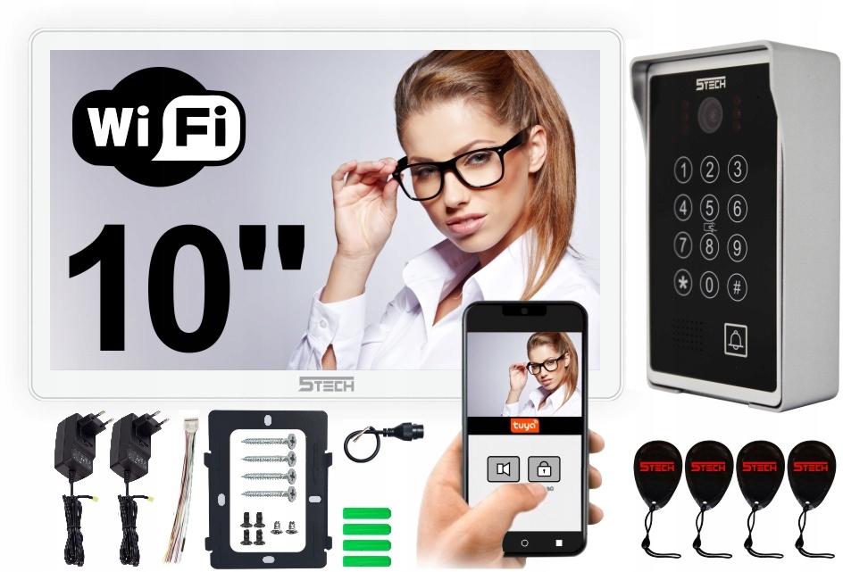 Wideodomofon 5TECH 10" WiFi Verus Plus 84213 Najnowsza seria