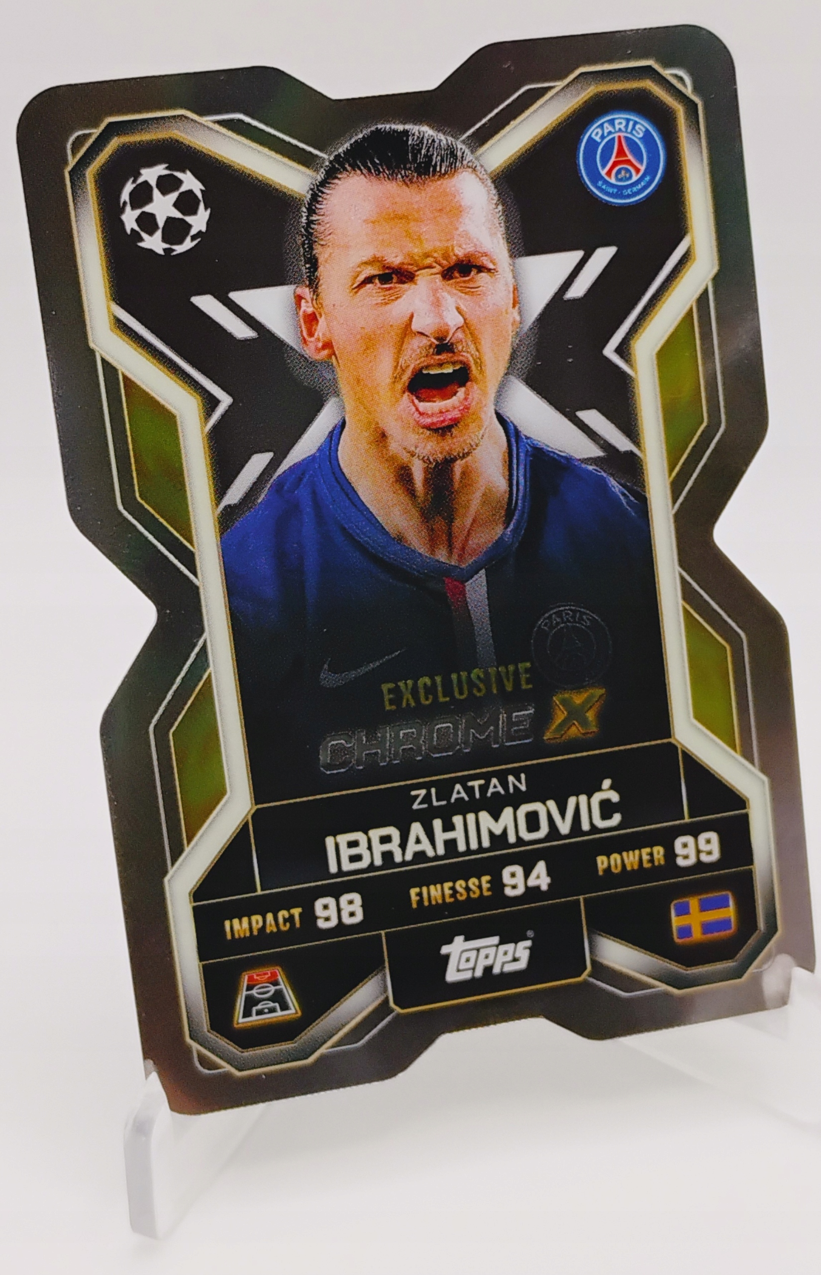 Topps Match Attax Extra 2025-2026 Exclusive Chrome CX10 Zlatan Ibrahimovic