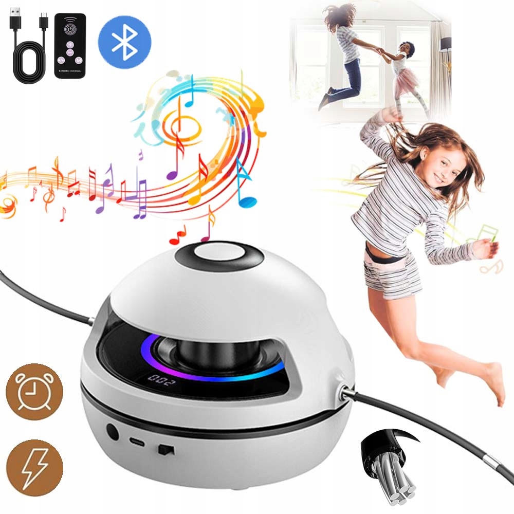 Švihadlo Automatické Pro Děti I Dospělé Led 1-10 Rychlostí S Počítadlem Dálkovým Ovládáním