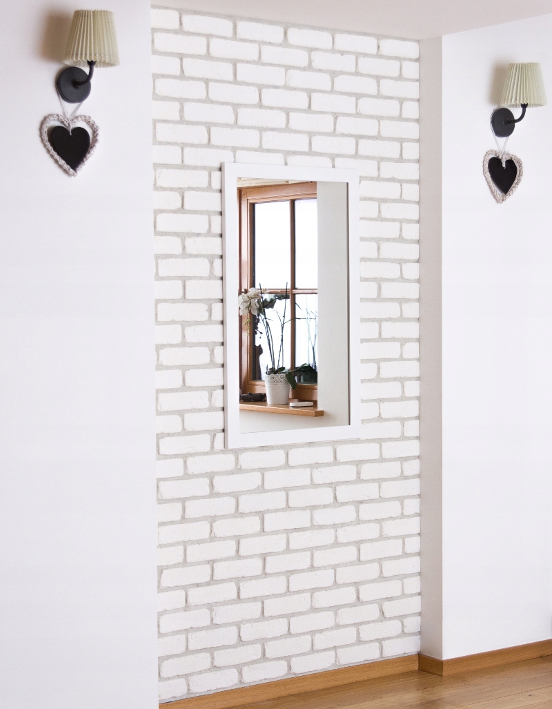 Lustro w ramie 60x40 białe i DUŻY WYBÓR KOLORÓW EAN (GTIN) 5905475400315