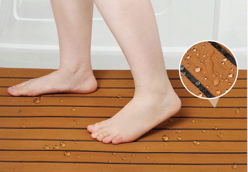 TEAK EVA MATA PODŁOGOWA DO ŁODZI JACHTOWEJ 240X45CM Marka Eluto