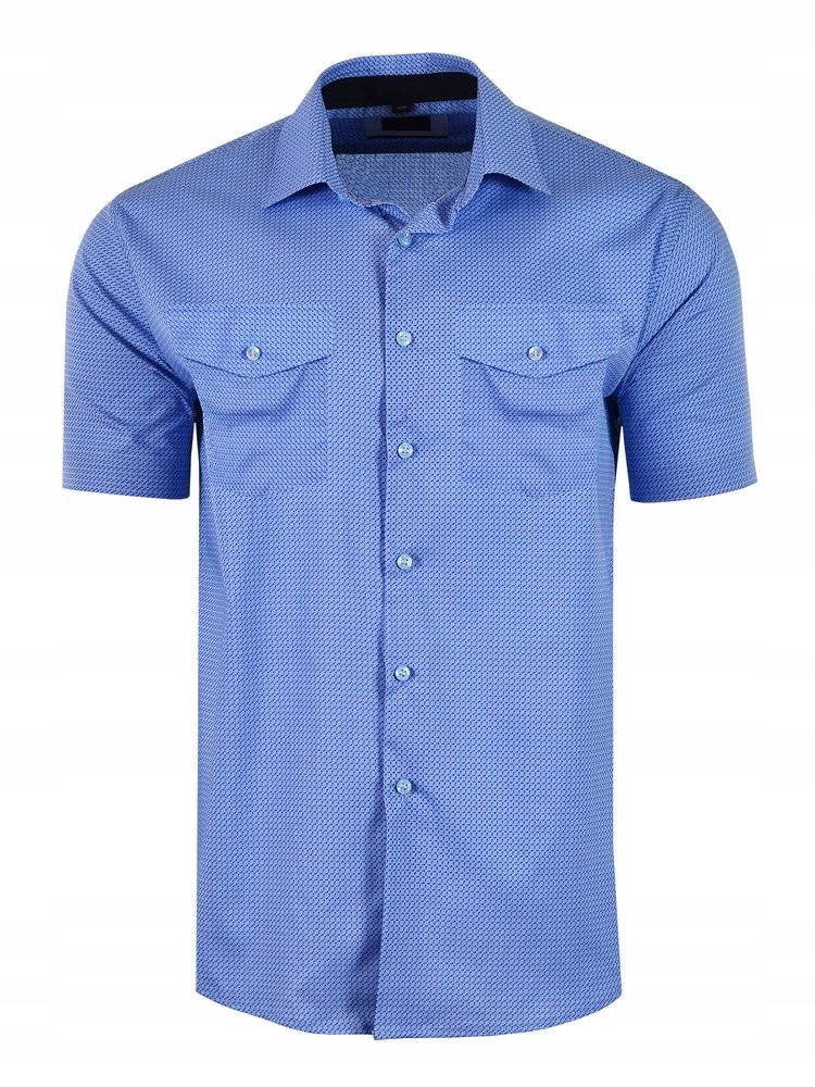 49/50 Koszula Niebieska Krótki Duża