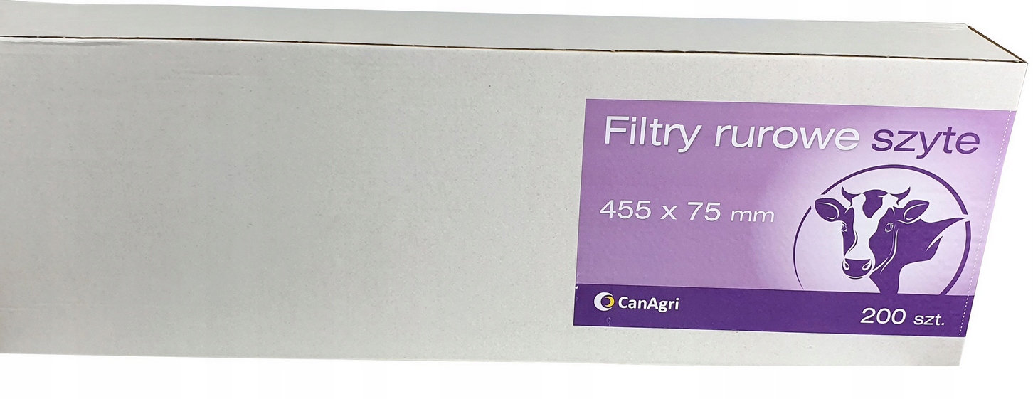 Trubkové Filtry Na Mléko Šité 455X75MM 200KS