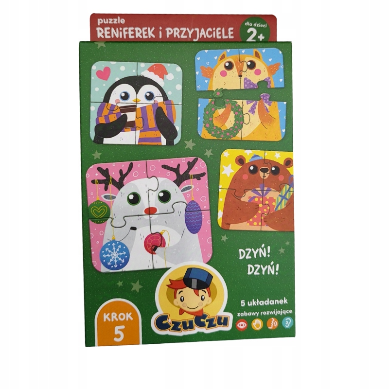 CzuCzu Puzzle 20 elementów Reniferek i przyjaciele 2+
