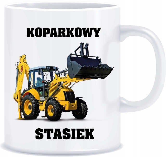 

Kubek Operatora Koparki z iminiem