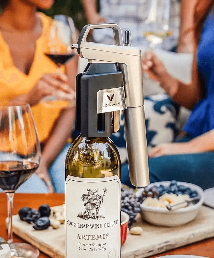 CORAVIN Timeless Six Plus, System do przechowywania wina, Czarny — 3