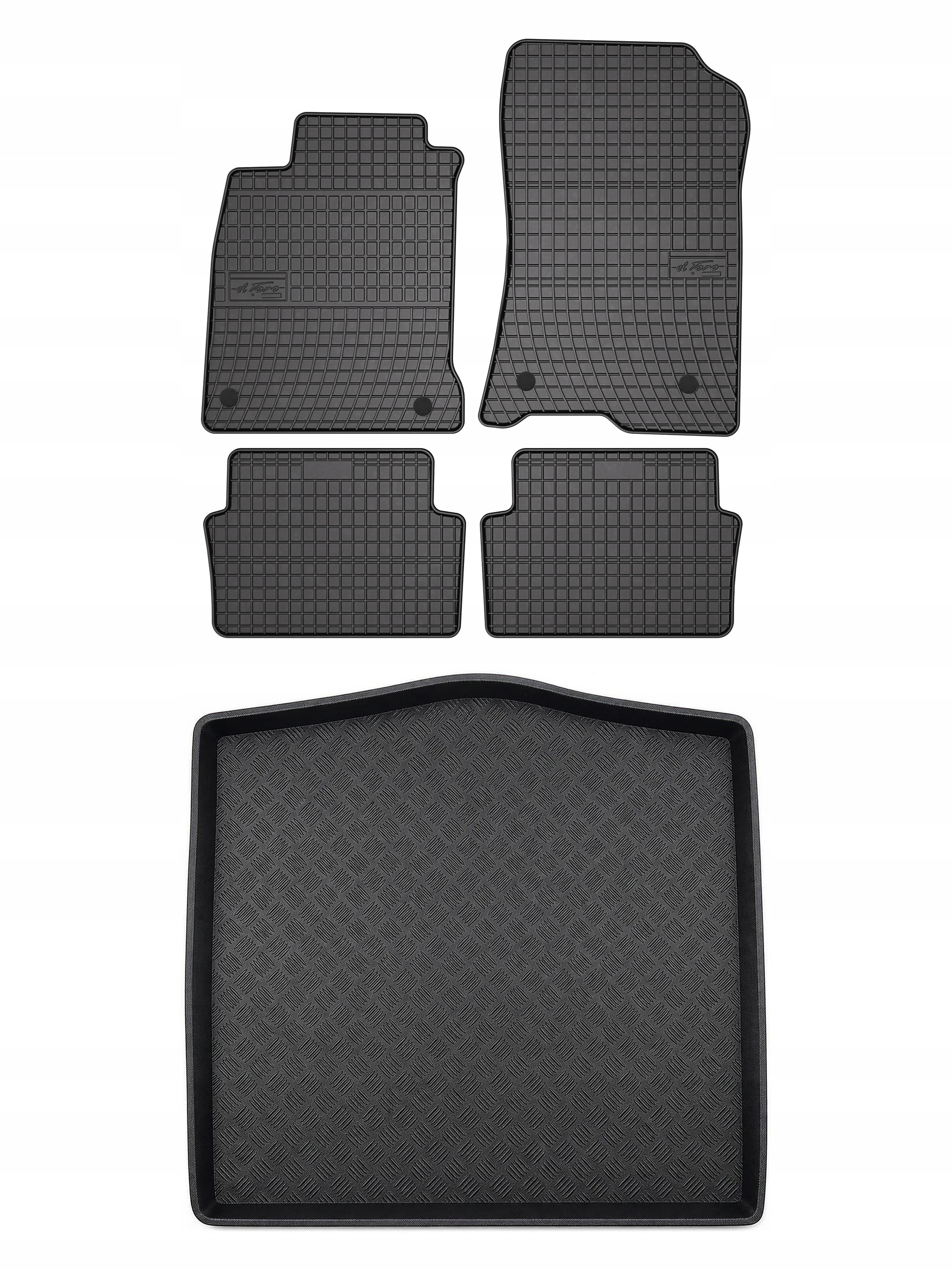 Gumové koberce SolidPRO rohož do kufru pro: Renault Laguna III 2007-2015
