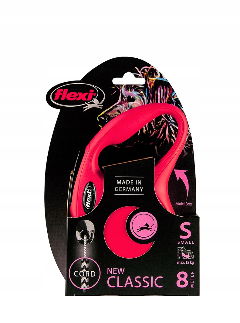 FLEXI New Classic Smycz S 8m Czerwona — miniatura 8