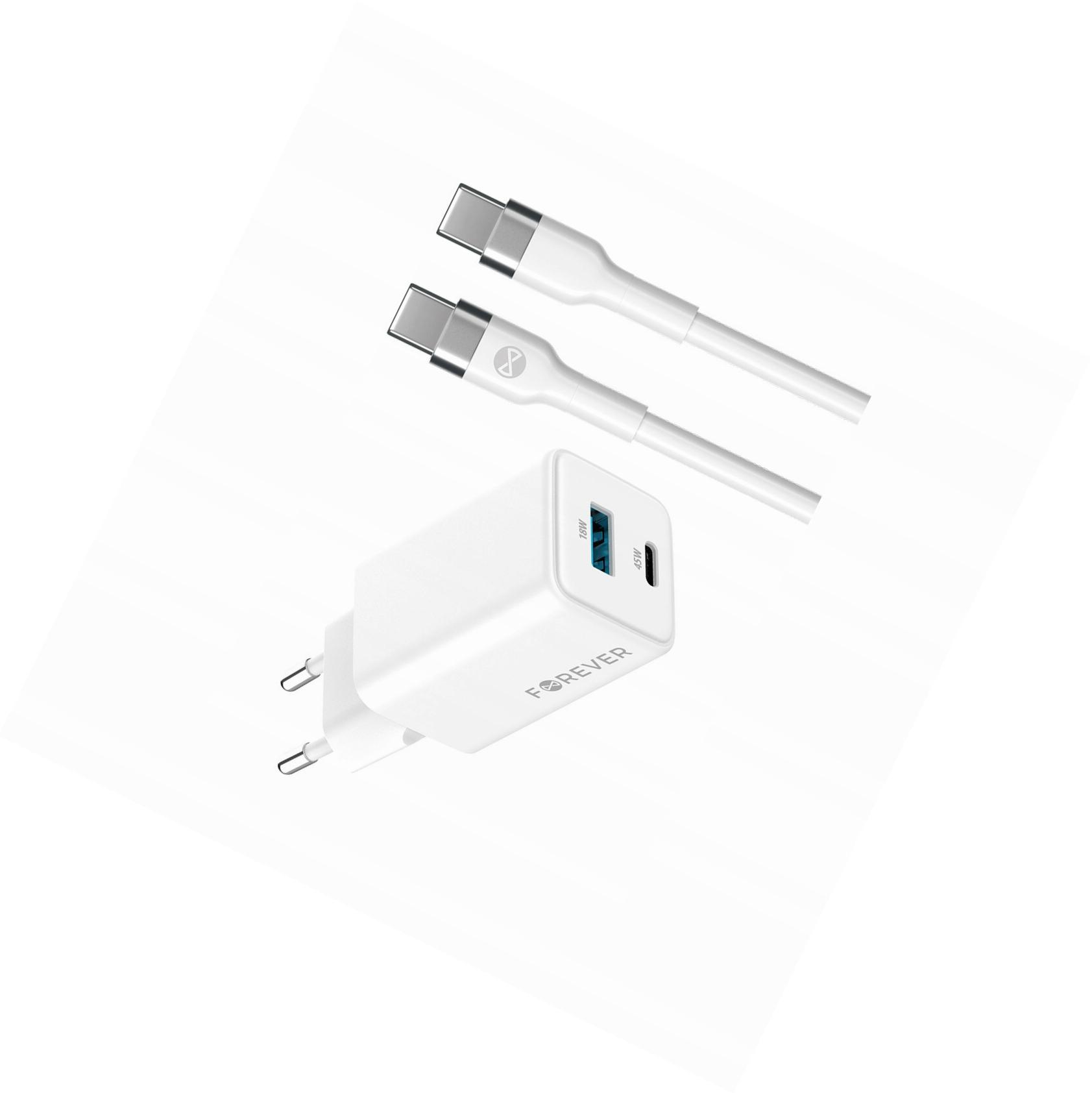 Szybka ładowarka GaN 45W Usb-c z kablem do Motorola Edge 30 Pro