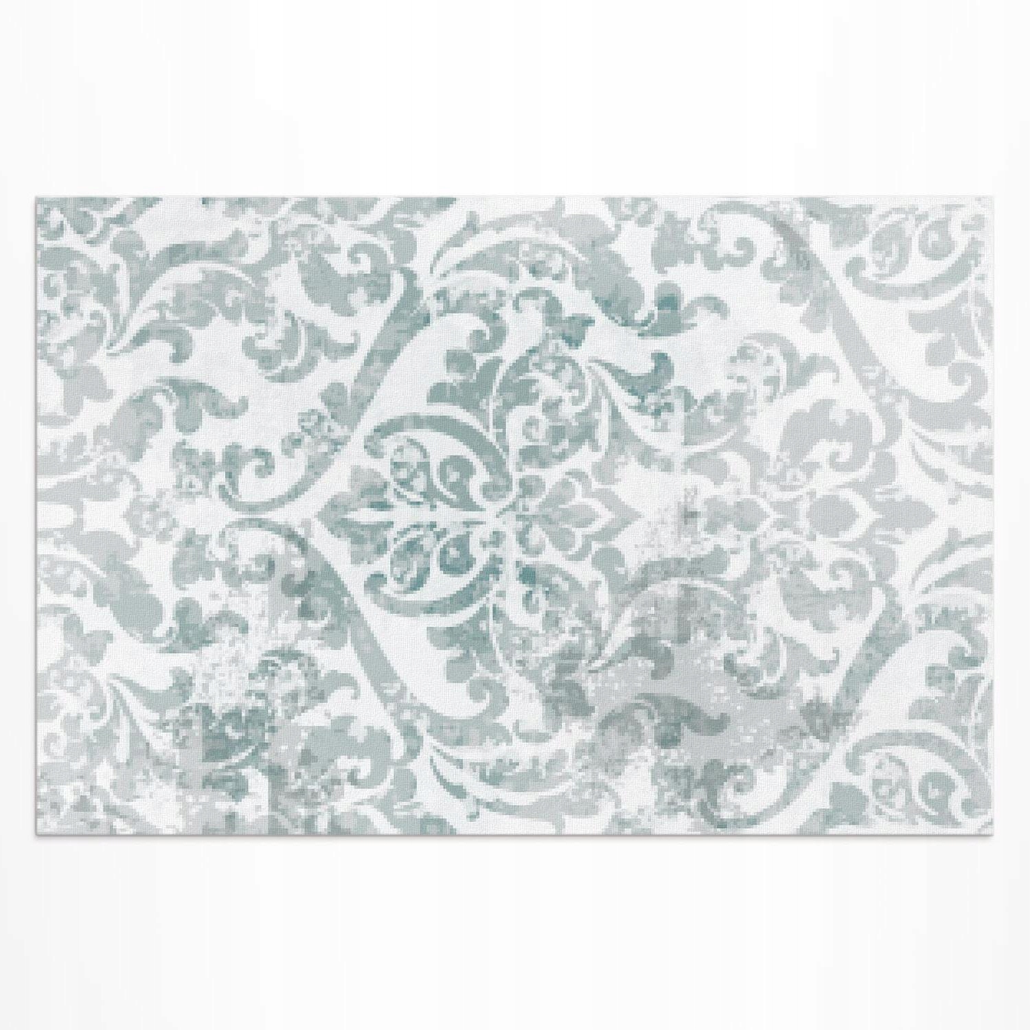 Štýlový vinylový koberec s potlačou Škvrny a ornament vintage štýl 80x120 cm