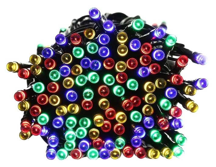 MOCNE LAMPKI CHOINKOWE 100 LED ZEWNĘTRZNE PROGRAM GĘSTE 6M CHOINKA MULTI