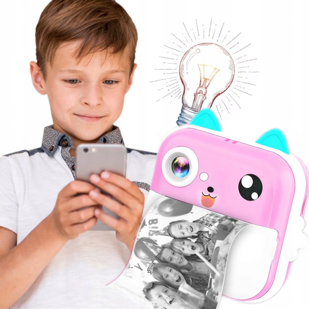 DRUKUŚ 3.0 DRUKARKA TERMICZNA APARAT NATYCHMIASTOWY FOTOGRAFICZNY +11 ROLEK EAN (GTIN) 5906815823115