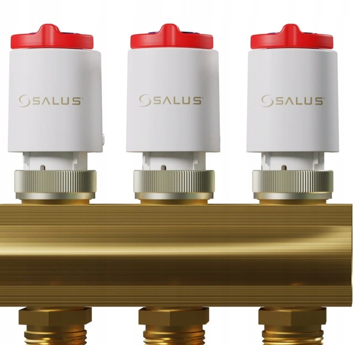 SIŁOWNIK TERMOELEKTRYCZNY DO ROZDZIELACZ T28NC 230V M28x1.5 ENERGOOSZCZĘDNY Marka Salus