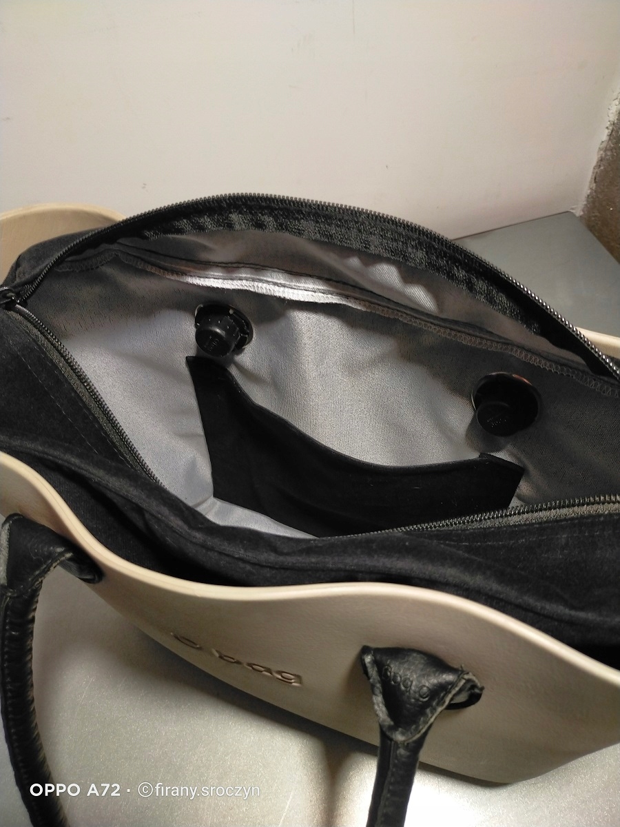 O BAG ORGANIZER wkład DO STANDARDU CZARNY Model STANDARD