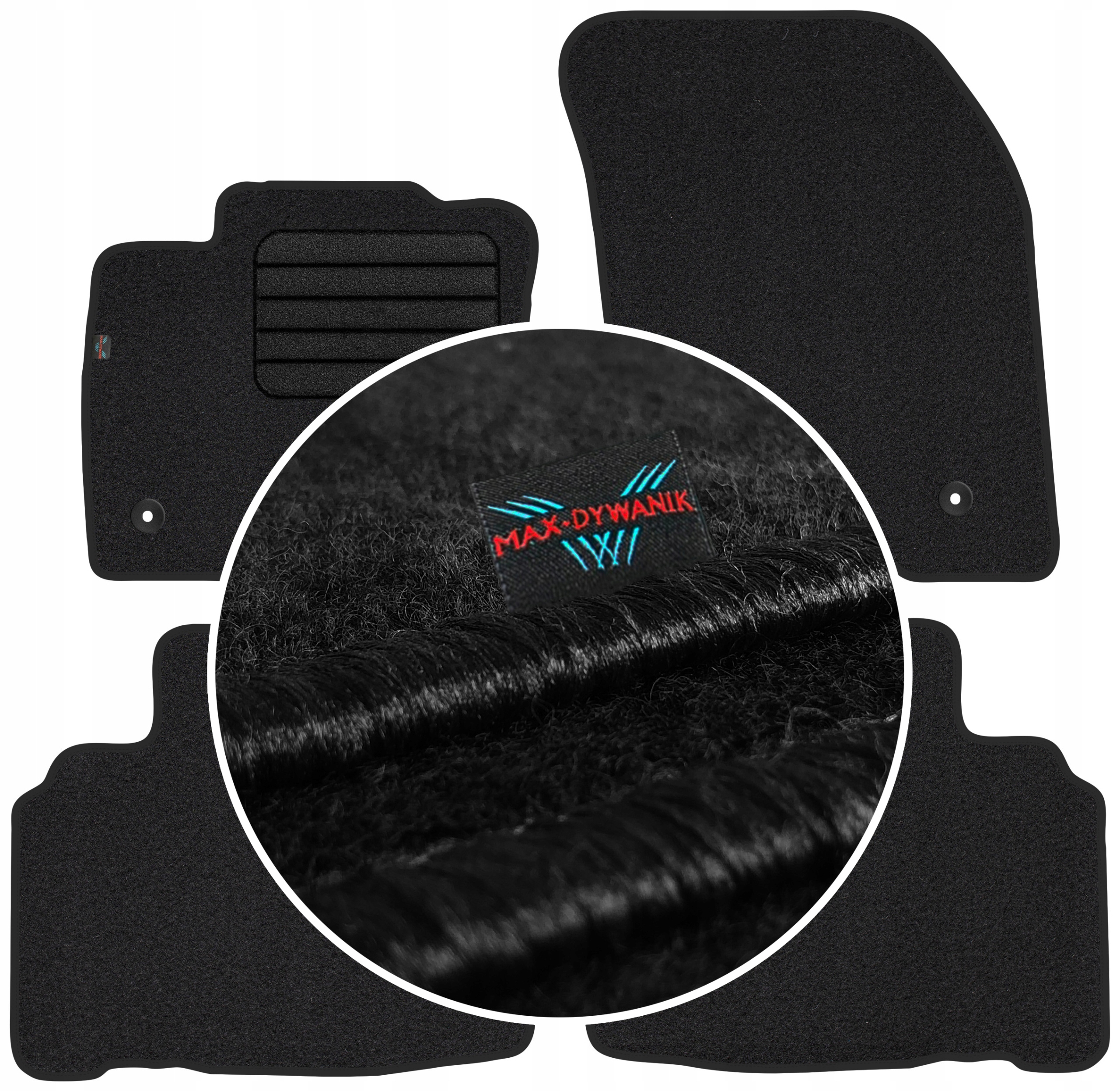 Килимки Max-Килимок велюрові 101918100000 4 el.