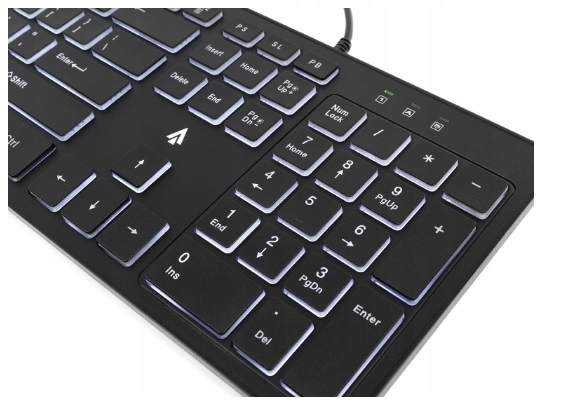 Klawiatura membranowa K1408 podświetlane klawisze