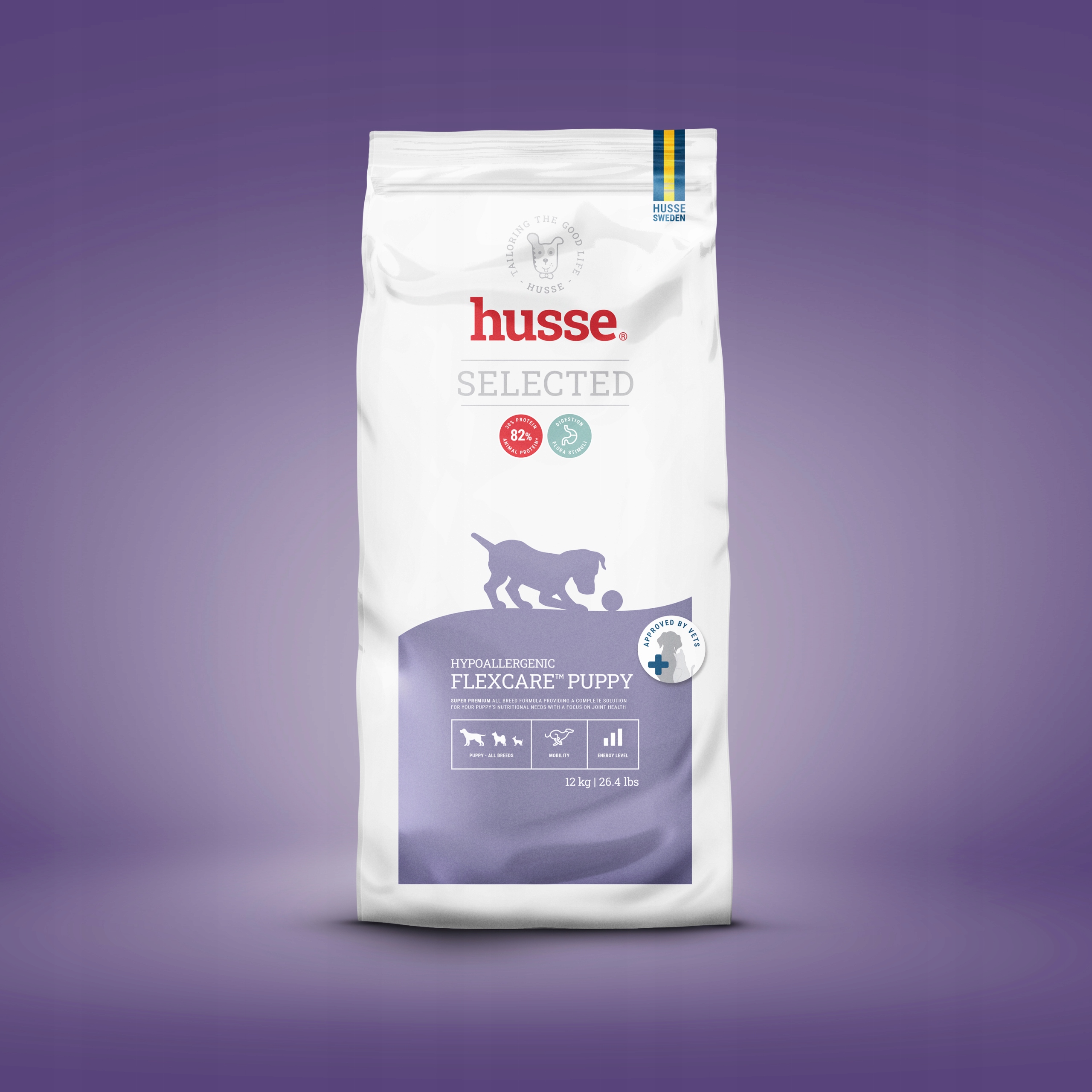 Husse Hypoallergenic Flexcare Puppy, 7 kg, dla szczeniąt wspierająca stawy