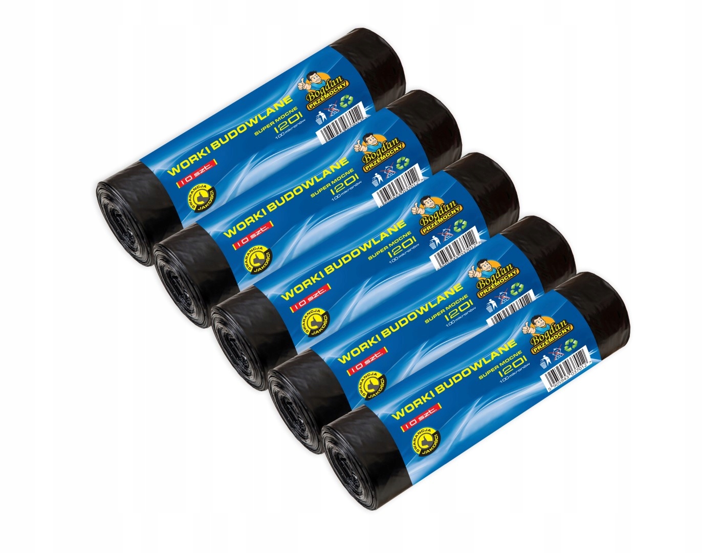 Stavební sáčky na suť 120L 50 Ks Ldpe Silné – Bogdan Przemocny