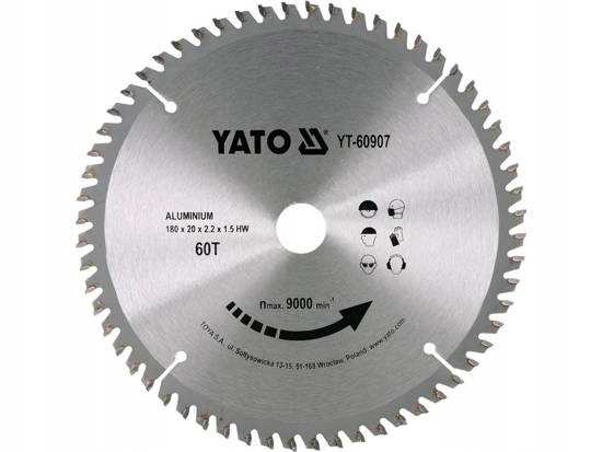 

Tarcza Widiowa Do Aluminium 180x60Tx20MM Yato
