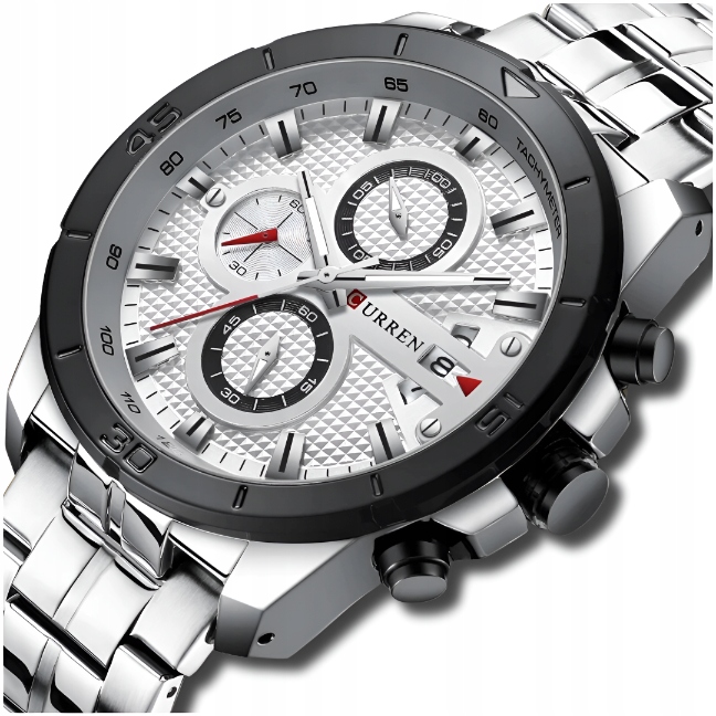 Pánské Hodinky Curren Klasický Elegantní Chronograf Datumovka 4 Barvy