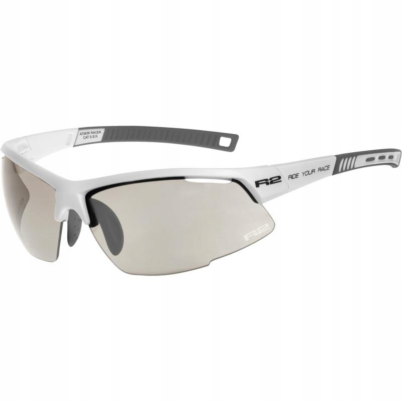 R2 Brýle Racer fotochromatická bílo-šedá
