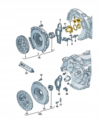 NOWA ORYGINALNA TULEJA PROWADZĄCA 01X141180 Producent części Audi OE