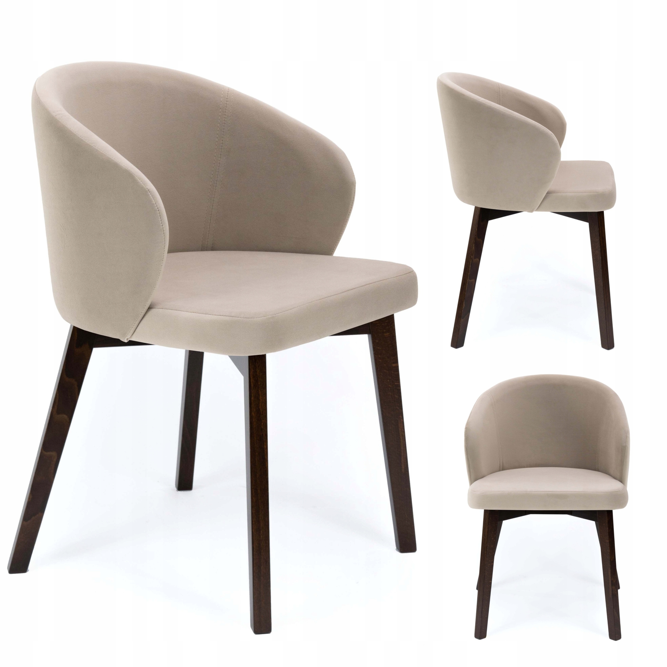 Moderní křeslo do obývacího pokoje Kancelář Jídelna Výjimečný design BELLUNO5 ořech