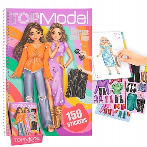 

Top Model Szkicownik Dress Me Up Bling +126 Naklej