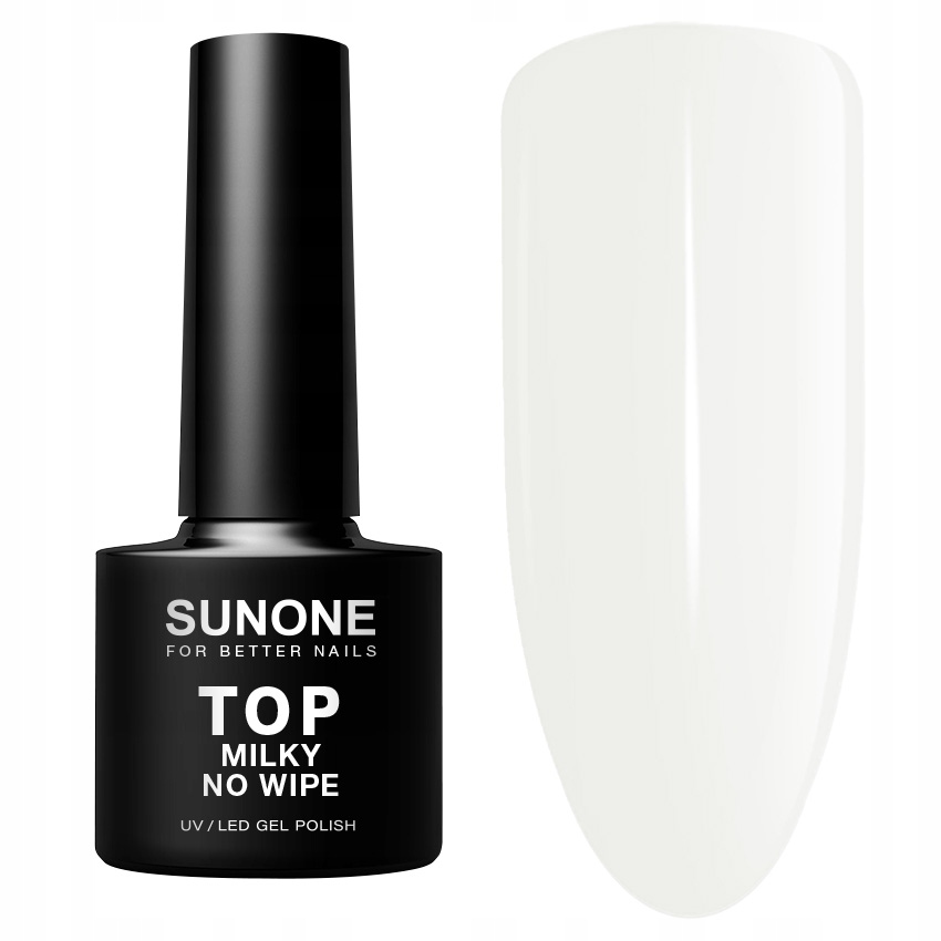 SUNONE HYBRYDA 5ML - TOP MILKY NO WIPE 5G DO PAZNOKCI