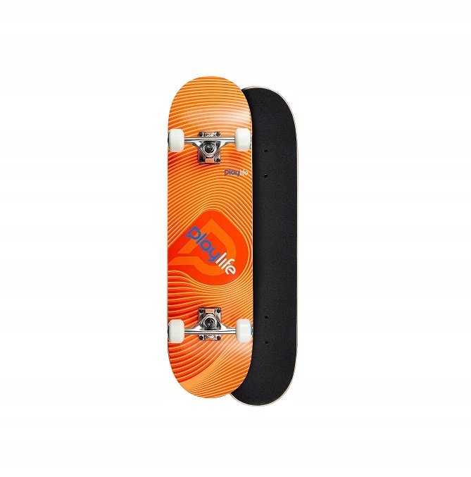 Deskorolka Playlife Illusion Orange 31"X8"