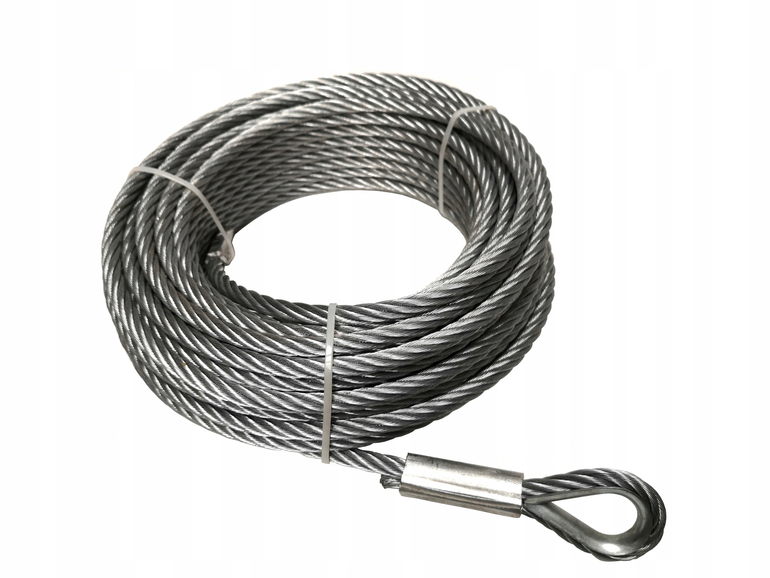 Oceľové lano 24 m/9,5 mm