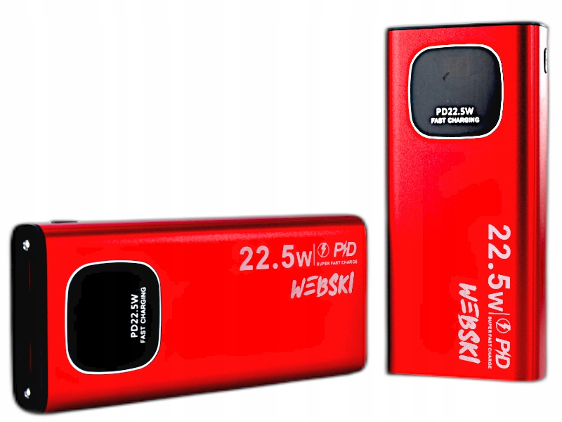 Velmi Prostorná Hliníková Powerbanka 30000 mAh Pro Telefon Smartphone Tablet