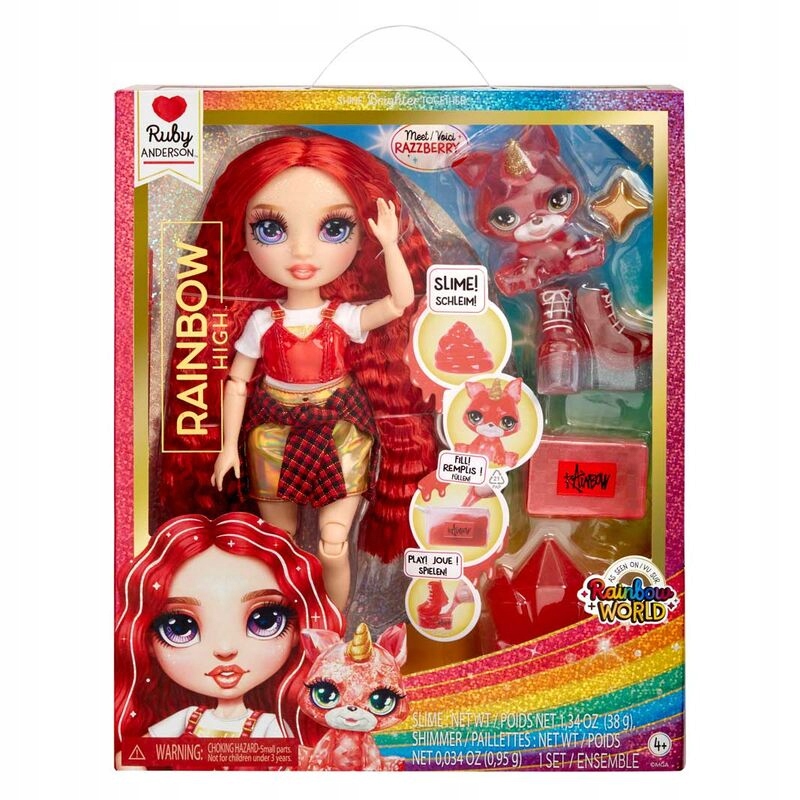 Classic Rainbow Fashion Doll - Ruby (czerwony) Marka Rainbow High
