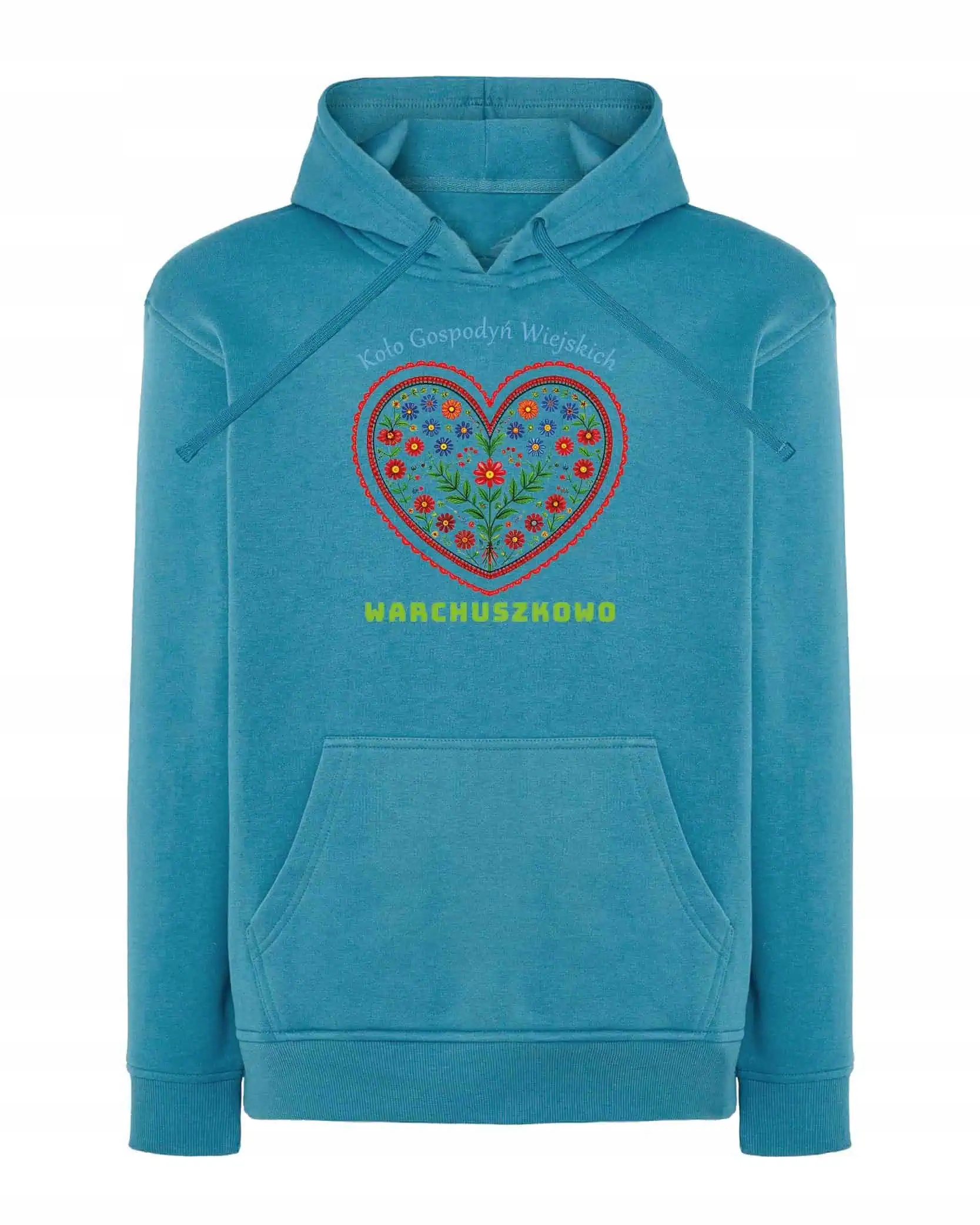 Mikina s kapucí Personalizovaná Kolo hospodyňek Modrá XL